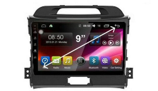 Kia Sportage Stereo Heat Unit