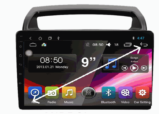 Kia Carnival Head unit